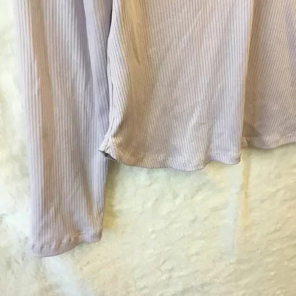 Anthropologie Lilac Twist Cut-Out Top - Picture 10 of 15